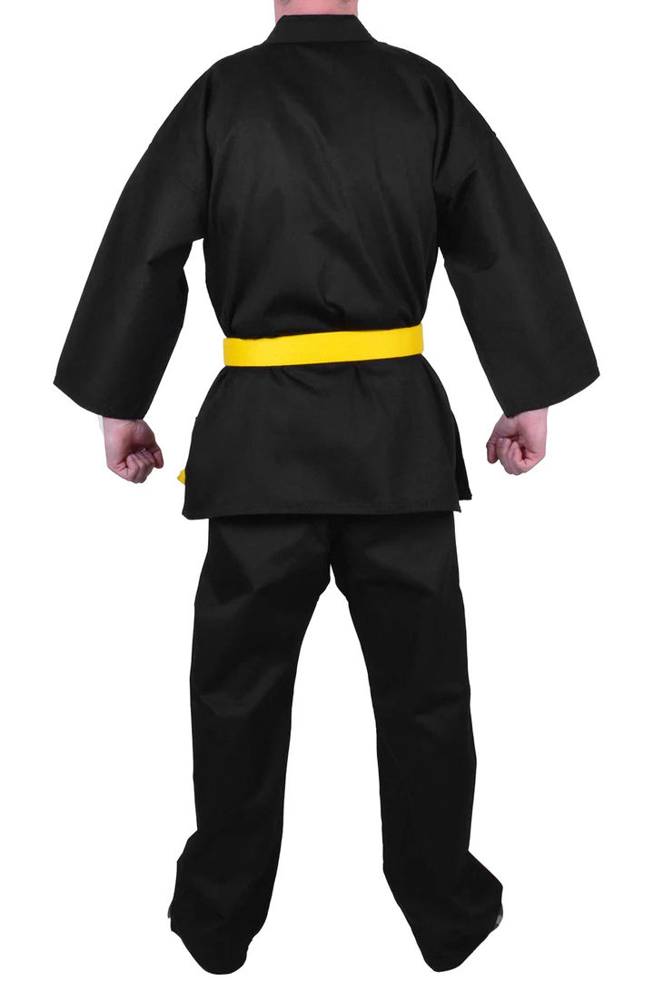 Black V Neck Karate Uniform